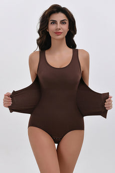 Push Up Coffee Tummy Control Buckle Waist Shapewear