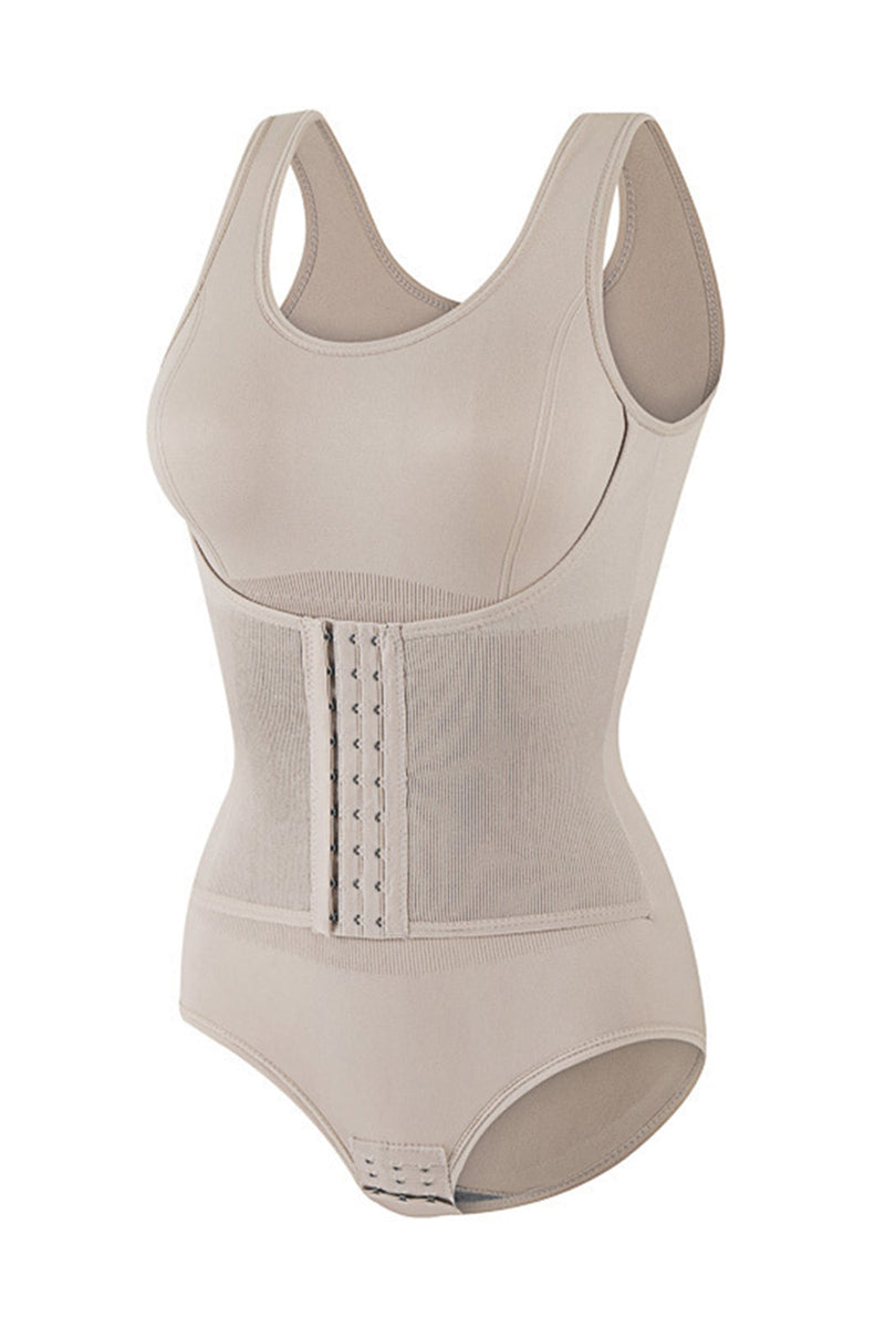 Load image into Gallery viewer, Push Up Coffee Tummy Control Buckle Waist Shapewear