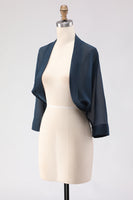 Load image into Gallery viewer, Simple Black Long Sleeves Women Jacket