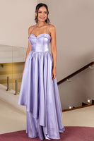 Load image into Gallery viewer, Spaghetti Straps Lilac A Line Long Prom Dress