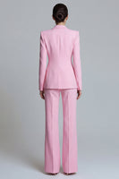 Load image into Gallery viewer, 2 Piece Pink Single Breasted Peak Lapel Slim Fit Prom Suits