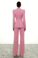 Load image into Gallery viewer, 2 Piece Single Breasted Pink Peak Lapel Business Suits