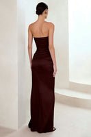 Load image into Gallery viewer, Mermaid Cabernet Sweetheart Long Formal Dress with Slit