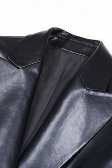 Peak Lapel Black Single Breasted Women Prom Jacket