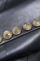 Load image into Gallery viewer, Peak Lapel Black Single Breasted Women Prom Jacket