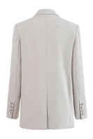 Load image into Gallery viewer, Black Single Breasted Notched Lapel Long Sleeves Women Blazer