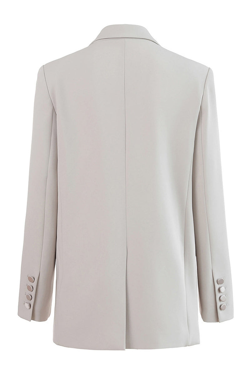 Load image into Gallery viewer, Black Single Breasted Notched Lapel Long Sleeves Women Blazer