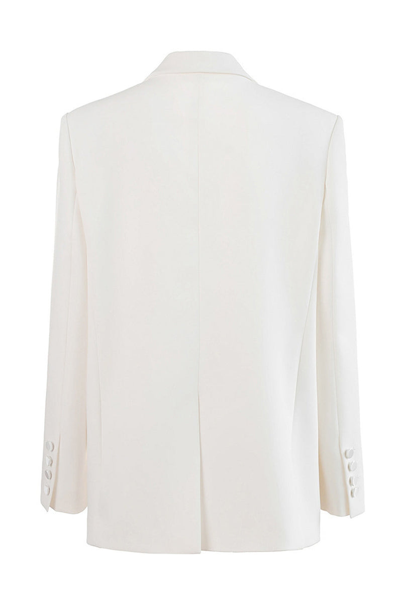 Load image into Gallery viewer, Black Single Breasted Notched Lapel Long Sleeves Women Blazer