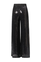 Load image into Gallery viewer, Sparkly Black and Red Peak Lapel Single Breasted Sequin Prom Suits