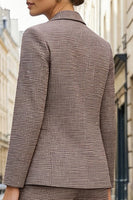 Load image into Gallery viewer, Grey Stripe Single Breasted 2 Piece Peak Lapel Business Suits