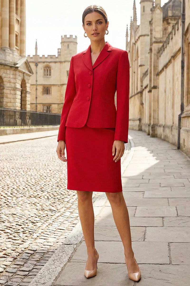 Load image into Gallery viewer, 2 Piece Light Yellow Pencil Notched Lapel Single Breasted Business Suits