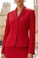 Load image into Gallery viewer, 2 Piece Light Yellow Pencil Notched Lapel Single Breasted Business Suits