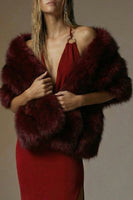 Load image into Gallery viewer, Dark Red Sheath Backless Halter Long Formal Dress with Slit