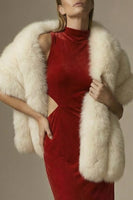 Load image into Gallery viewer, Dark Red Velvet High Neck Sheath Cut Out Long Formal Dress