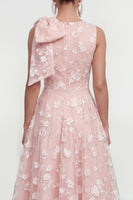 Load image into Gallery viewer, Lilac A Line Maxi Round Neck Wedding Guest Dress with Pockets