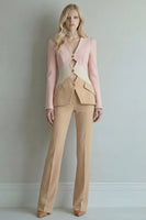 Load image into Gallery viewer, Blue Navy Patchwork 2 Piece Single Breasted Slim Fit Prom Suits