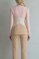 Load image into Gallery viewer, Blue Navy Patchwork 2 Piece Single Breasted Slim Fit Prom Suits