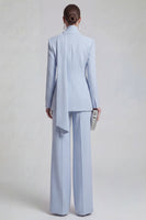 Load image into Gallery viewer, Blue Single Breasted Slim Fit Shawl Lapel 2 Piece Prom Suits