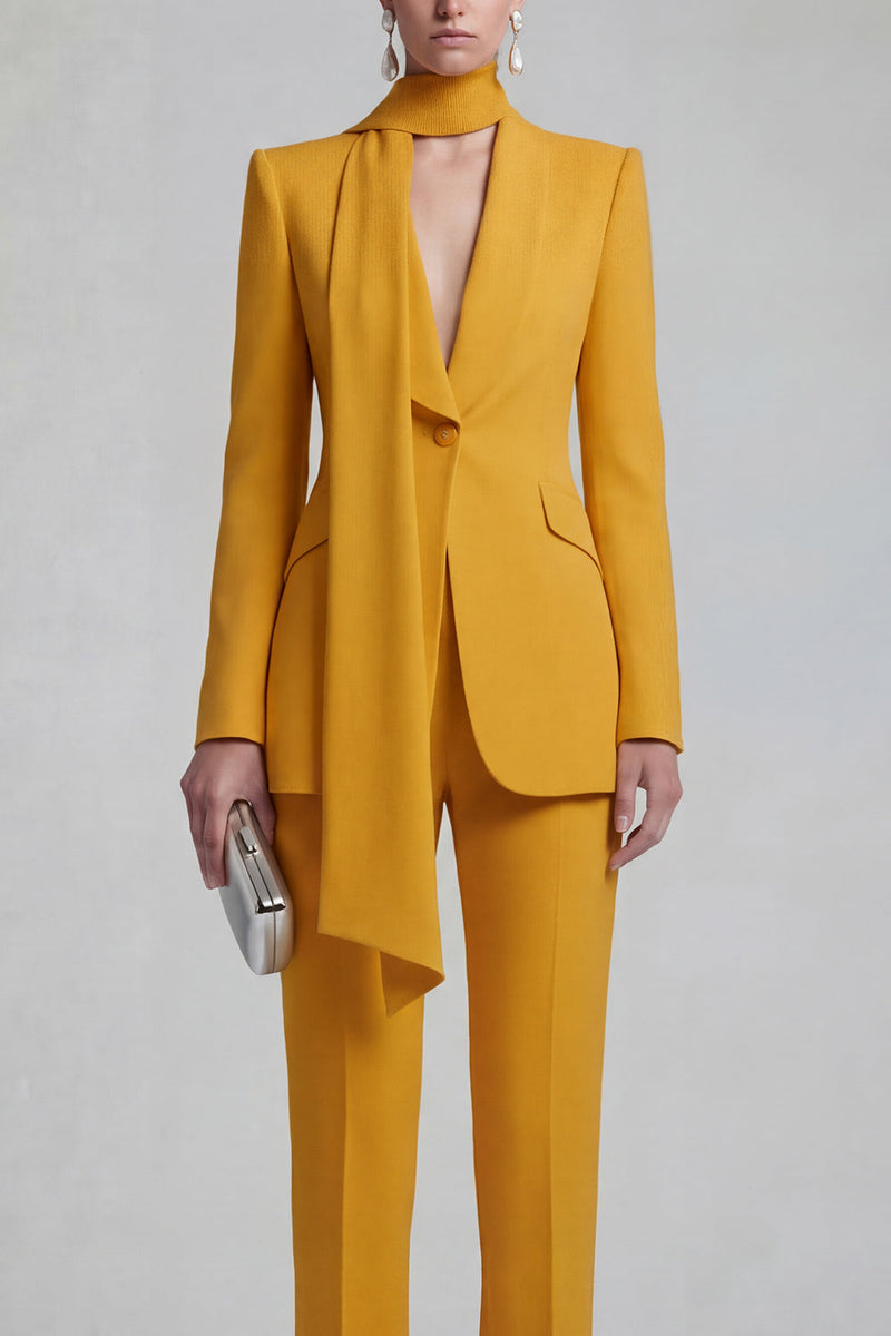 Load image into Gallery viewer, Blue Single Breasted Slim Fit Shawl Lapel 2 Piece Prom Suits