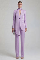 Load image into Gallery viewer, Blue Single Breasted Slim Fit Shawl Lapel 2 Piece Prom Suits