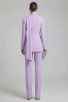 Load image into Gallery viewer, Blue Single Breasted Slim Fit Shawl Lapel 2 Piece Prom Suits