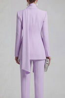 Load image into Gallery viewer, Blue Single Breasted Slim Fit Shawl Lapel 2 Piece Prom Suits