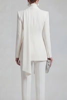 Load image into Gallery viewer, Blue Single Breasted Slim Fit Shawl Lapel 2 Piece Prom Suits