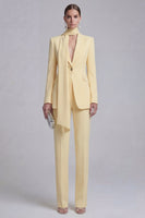 Load image into Gallery viewer, Blue Single Breasted Slim Fit Shawl Lapel 2 Piece Prom Suits