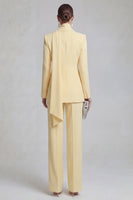 Load image into Gallery viewer, Blue Single Breasted Slim Fit Shawl Lapel 2 Piece Prom Suits