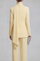 Load image into Gallery viewer, Blue Single Breasted Slim Fit Shawl Lapel 2 Piece Prom Suits