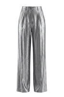 Load image into Gallery viewer, Shawl Lapel Grey 2 Piece Wide Leg Prom Suits with Bow