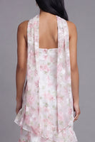 Load image into Gallery viewer, Mermaid Yellow Strapless Floral Maxi Beach Wedding Guest Dress with Ruffles