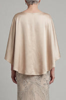 Load image into Gallery viewer, Champagne Mermaid Sparkly Beaded Long Mother of the Bride Dress with Pockets