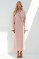 Load image into Gallery viewer, Notched Lapel Blue 2 Piece Long Sleeves Business Suits