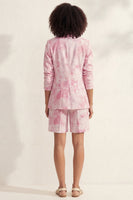 Load image into Gallery viewer, Printed Blue Notched Lapel Single Breasted 2 Piece Business Suits with Pockets