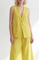 Load image into Gallery viewer, Shawl Lapel 2 Piece Butter Yellow Single Breasted Business Suits