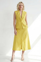 Load image into Gallery viewer, Notched Lapel 2 Piece Butter Yellow Single Breasted Business Suits with Pockets