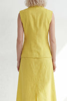 Load image into Gallery viewer, Notched Lapel 2 Piece Butter Yellow Single Breasted Business Suits with Pockets
