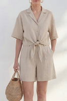 Load image into Gallery viewer, Single Breasted Khaki 2 Piece Notched Lapel Business Suits with Pockets