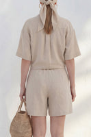 Load image into Gallery viewer, Single Breasted Khaki 2 Piece Notched Lapel Business Suits with Pockets