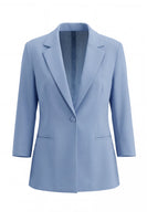 Load image into Gallery viewer, Dusty Blue Notched Lapel Single Breasted 2 Piece Business Suits with Pockets