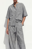 Load image into Gallery viewer, 2 Piece Grey Single Breasted Business Suits with Pockets