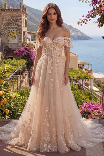 sachin and babi light blue dress Champagne Beaded Prom Dresses A-Line Formal Dresses 21509 – vigocouture main image 0