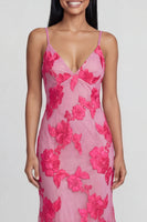 Load image into Gallery viewer, Mermaid Sage Green Floral Maxi Spaghetti Straps Beach Formal Dress
