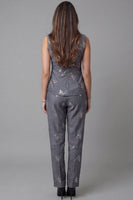 Load image into Gallery viewer, Sparkly Single Breasted 2 Piece Dark Grey Sequin Business Suits