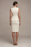 Load image into Gallery viewer, Ivory Single Breasted Shawl Lapel 2 Piece Business Suits
