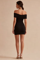 Load image into Gallery viewer, Tight Halter Simple Black Little Black Dress