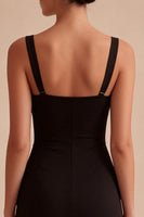 Load image into Gallery viewer, Tight Corset Square Neck Little Black Dress