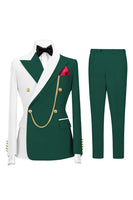 Load image into Gallery viewer, Black 2 Piece Shawl Lapel Men Prom Suits with Pockets