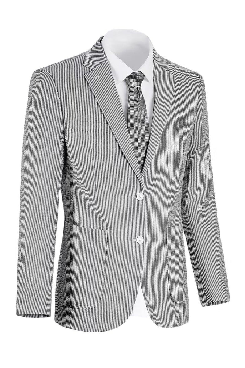 Load image into Gallery viewer, Single Breasted Men Notched Lapel 2 Piece Light Blue Prom Suits with Pockets